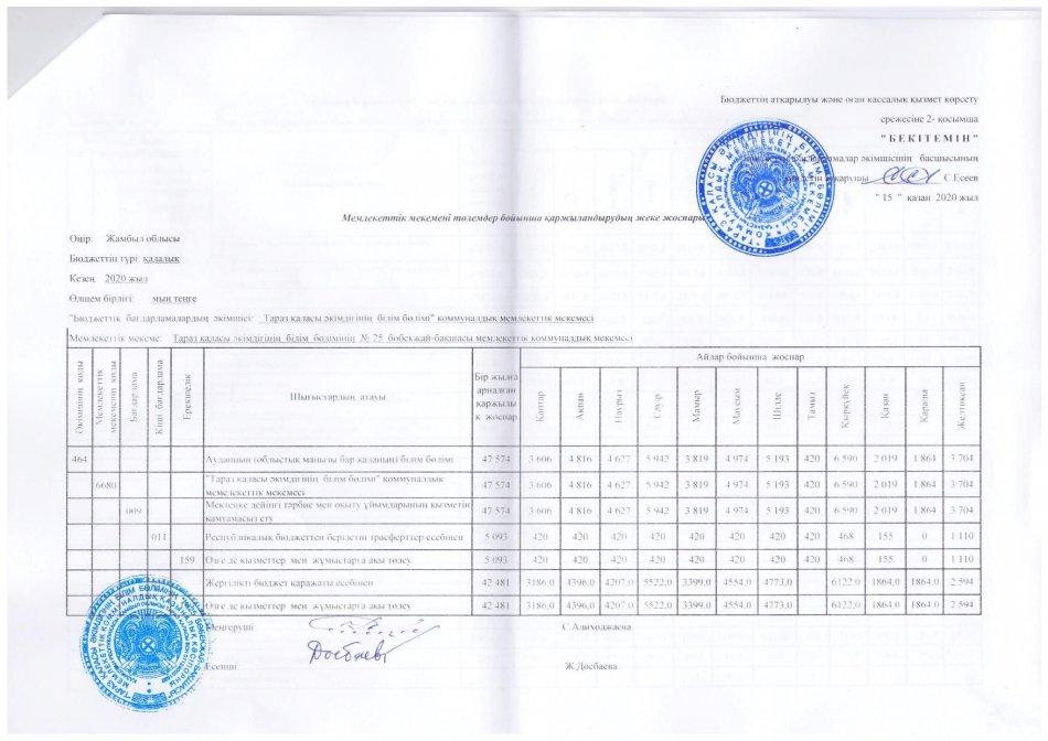 Индивидуальный план финансирование по платежам 2020 г